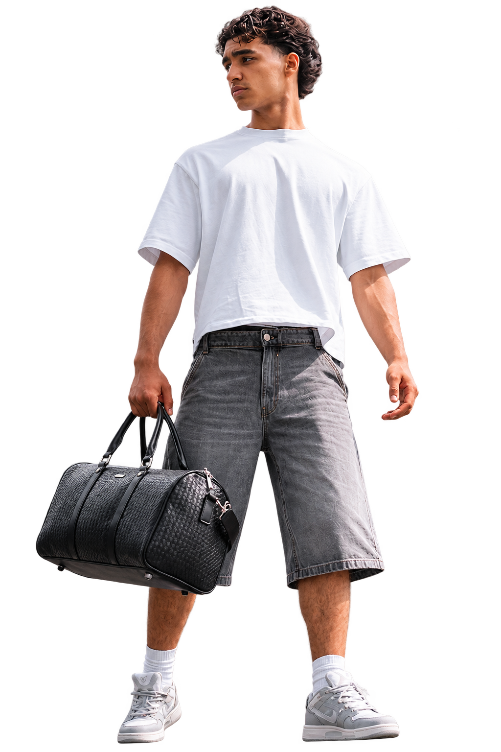 Model mit LEXOR Touch Tasche