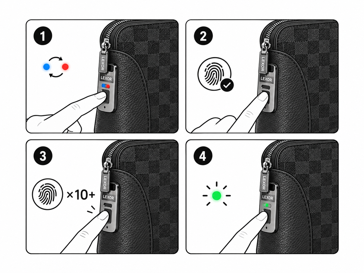 Add user fingerprint illustration